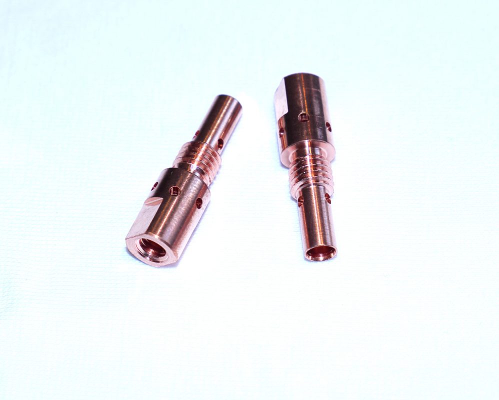 5 Stück Düsenstock MB24 Mit M6 Gewinde, 26 Mm Lang – Für MIG/MAG Brenner, Messinglegierung