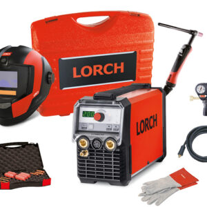 LORCH Set MicorTIG200 BP für die Montage mit Helm und Koffer 108.7092.0 WIG DC Hochfrequenz HF - Zündung Profi-Schweißgerät Qualität