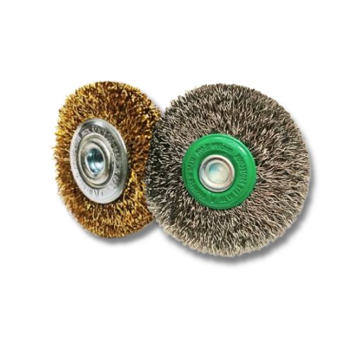 Rundbürste mit Drahtborsten – Schaft Ø 6 mm – Ø 40 oder 60mm 3204112