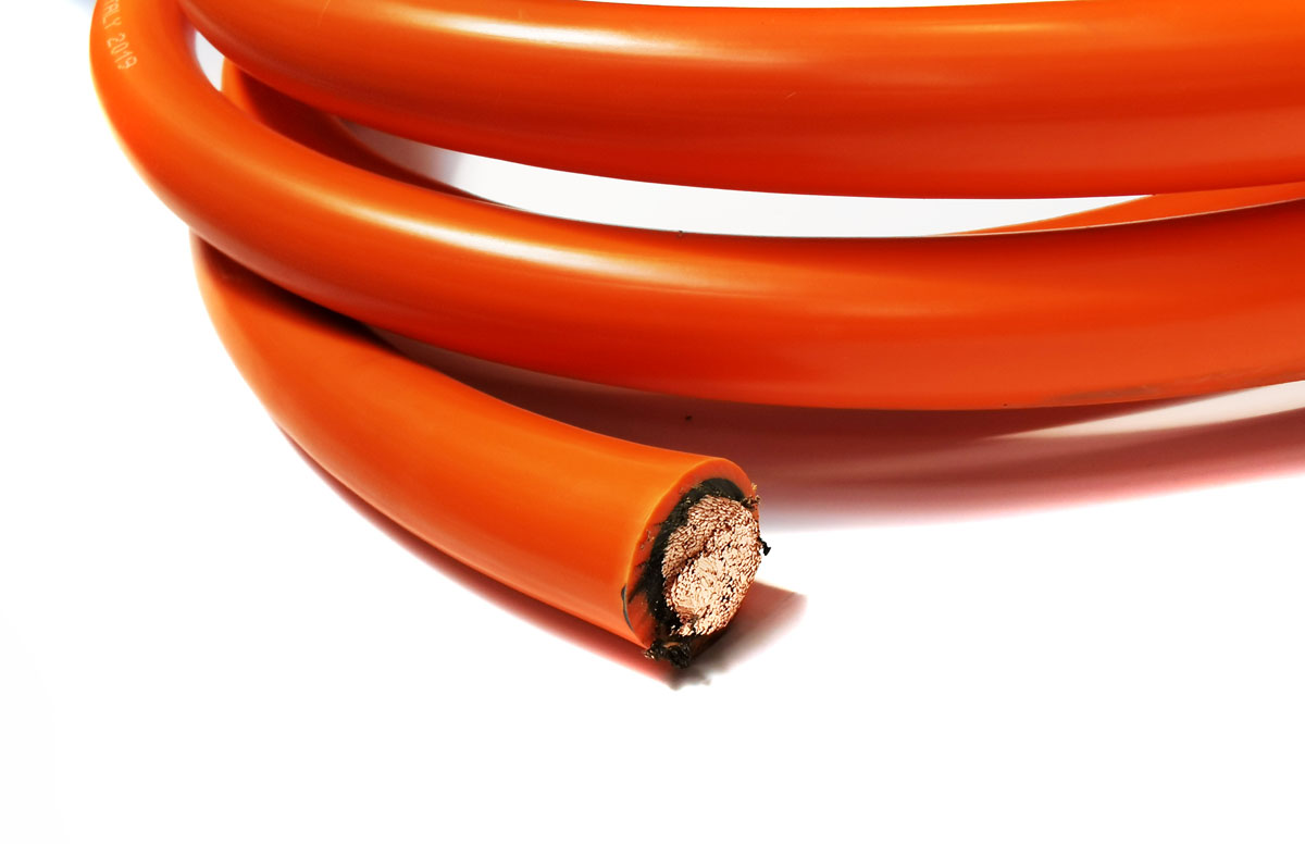 Schweißkabel PVC-Kabel Duoflex, orange, 70mm² - Schweissmaterial.at