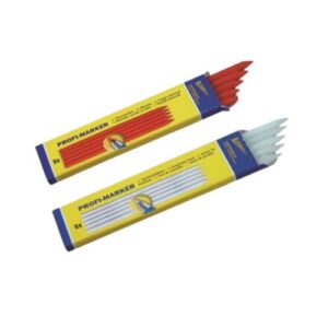 Ersatzminen für Profi-Marker-Set – Speckstein (weiß) oder Universalmine (rot)