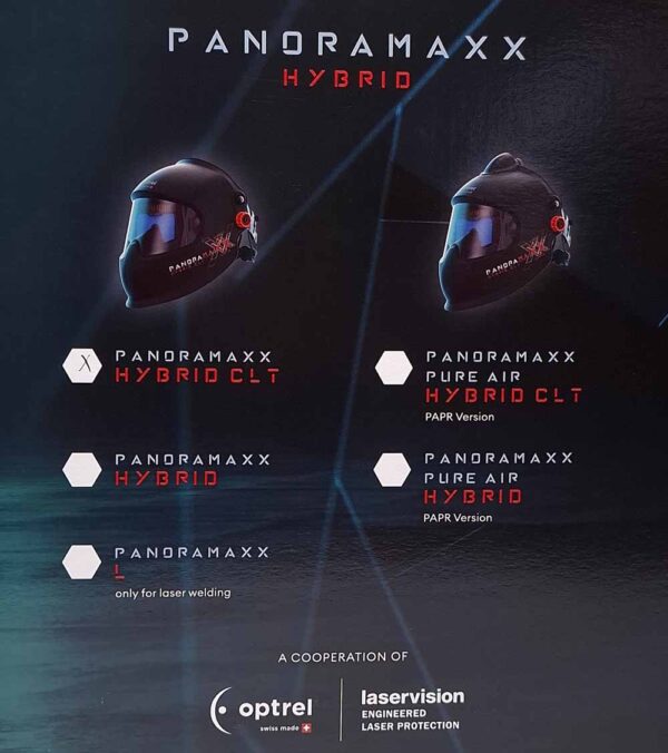 Optrel Panoramaxx Hybrid CLT Laser Schweißschirm Flyer