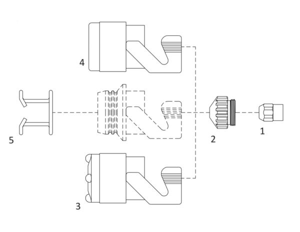 Übersicht Ersatzteile für Plasmabrenner SAF-FRO CP 40 R CP 100R