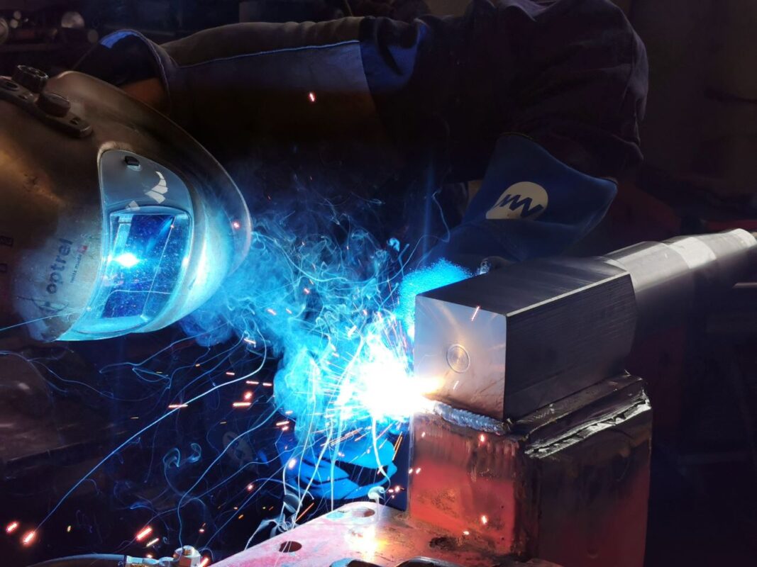 Schweißtechnik in der Werkstatt von Ing. Heinrich Fladenhofer