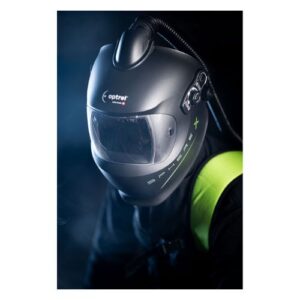 SphereX Frischluftschweißhlem Arbeitsfoto